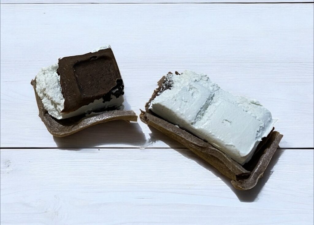 ダンディーチョコミント 分割断面