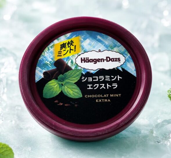 ハーゲンダッツ ショコラミントエクストラ 開封前 正方形版